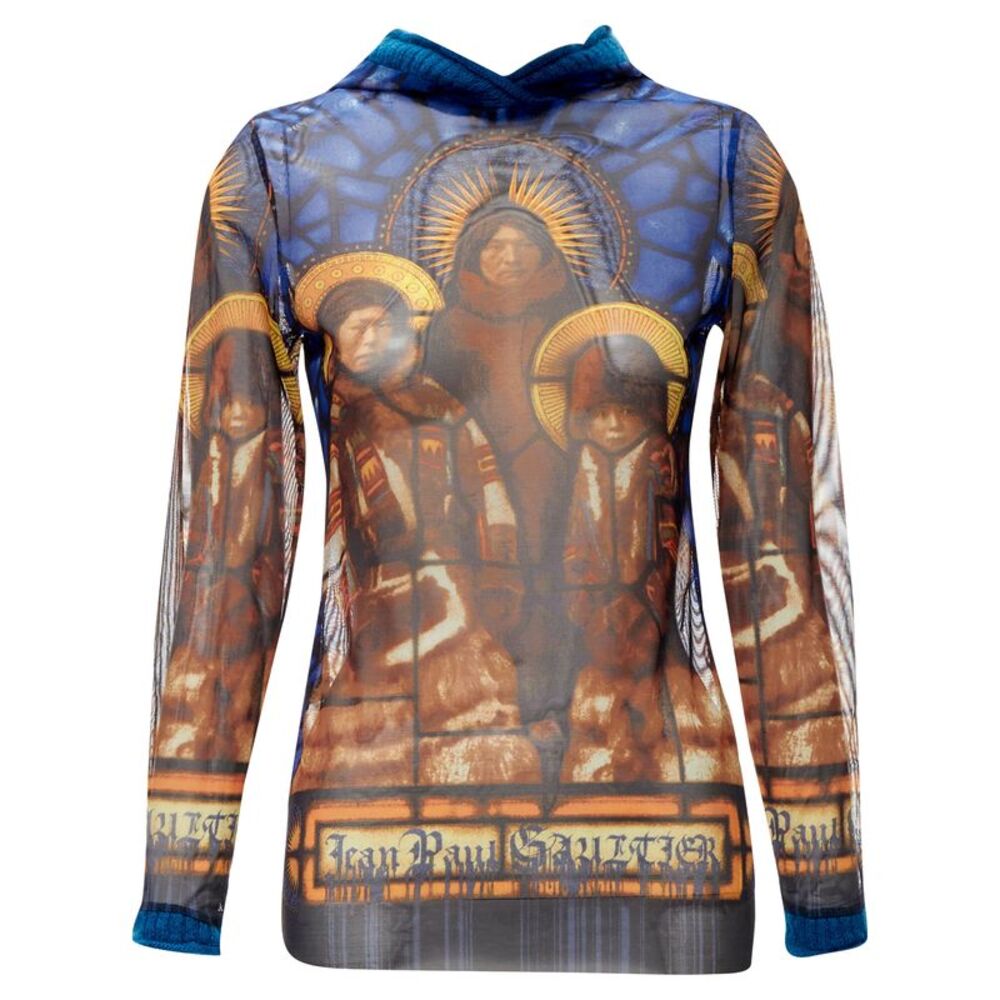 Jean Paul Gaultier Wool Hooded Top